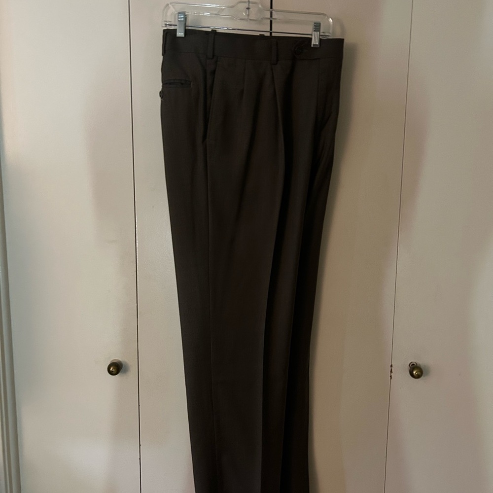 Men's Elegant Brown Dress Pants